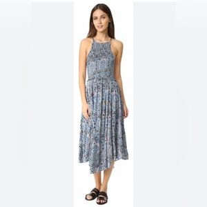 Free People Seasons In The Sun Printed
Midi Dress XS